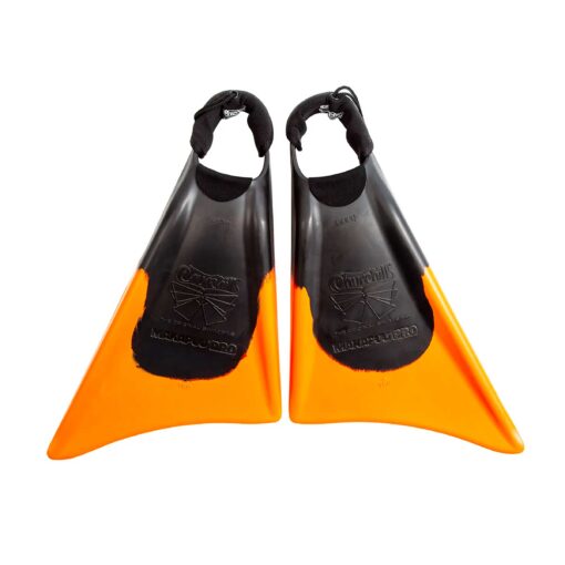 Aletas CHURCHILL PRO Black Orange Made in Malasya