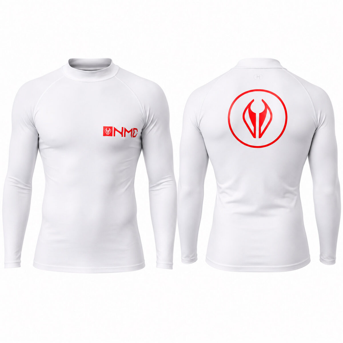 Lycra NMD Long Sleeve Adulto White logo Red