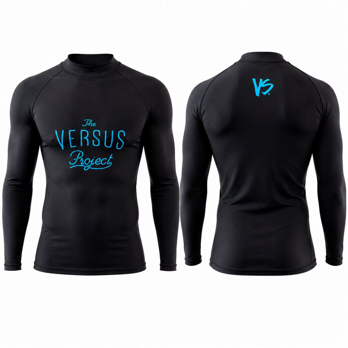 Lycra VS Long Sleeve Adulto Black logo Blue