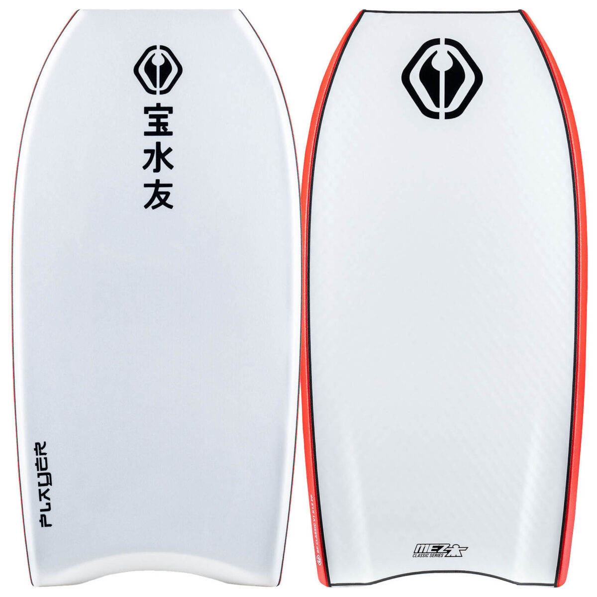 Bodyboard PP NMD BEN PLAYER CLASSIC White - White