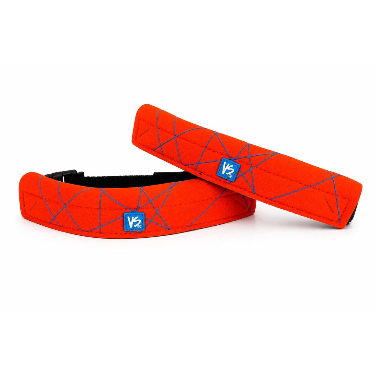 Seguro de Aletas VS DeLuxe Orange - Aqua Blue