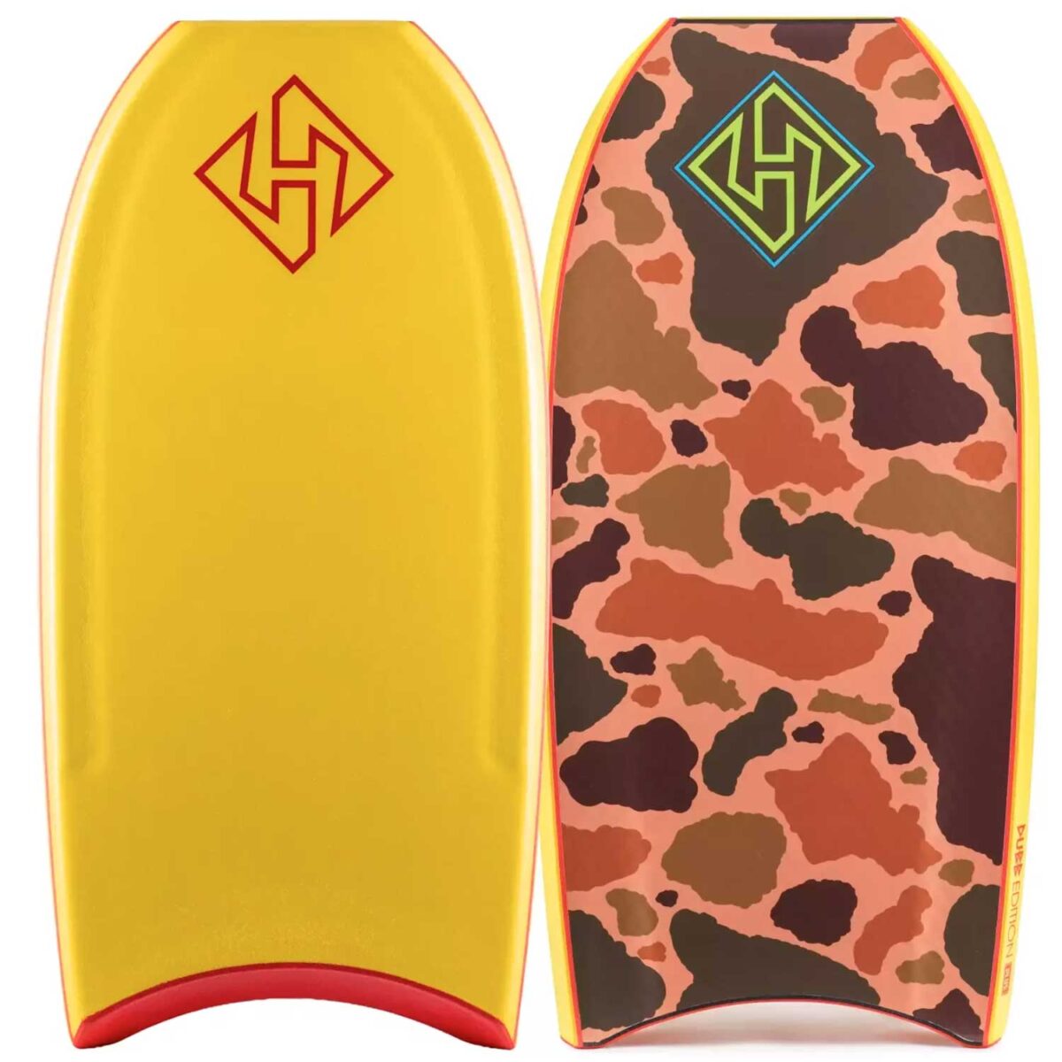 BODYBOARD PP HUBB DUBB PP PRO FLEX CT Yellow - Island Camo