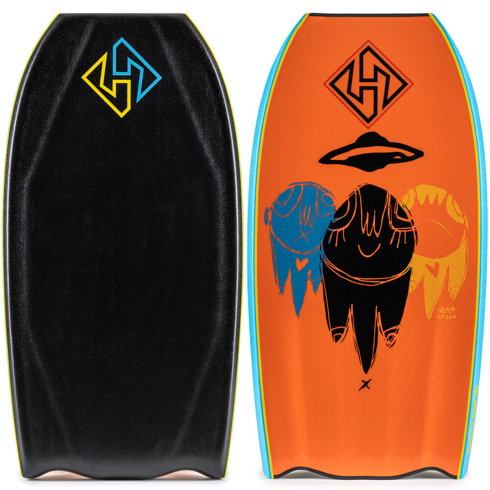 BODYBOARD PP HUBB SCIFIVE BAT Black / Orange W/Graphics